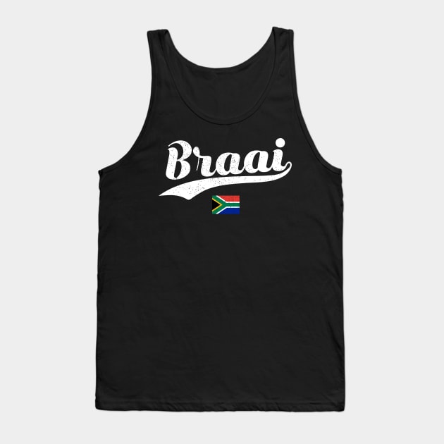 Braai Classic | South Africa BBQ | Boerewors | Nou Gaan Ons Braai | Potjiekos And Chill | Lekker Braai Time Tank Top by BraaiNinja